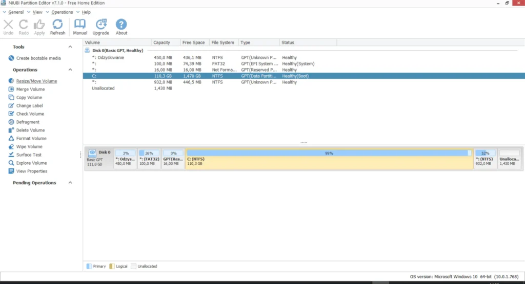 NIUBI Partition Editor Download Gratuito Para Windows 2026