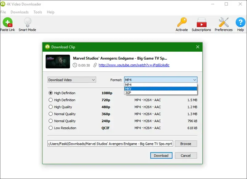 4K Video Downloader Download Gratuito Versão Ativada 2026
