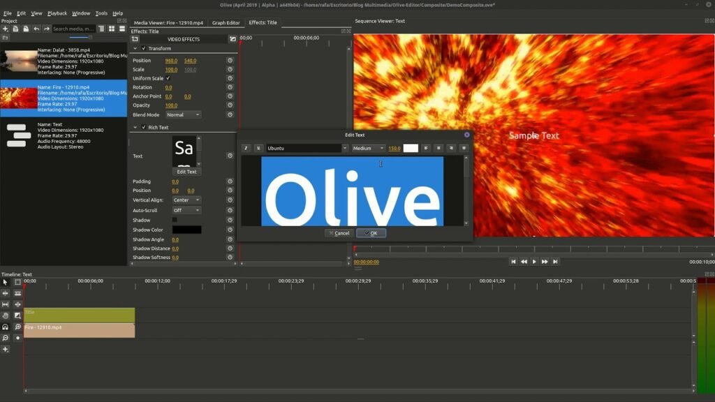 Olive Video Editor Download Completo Versão Mais Recente 2026