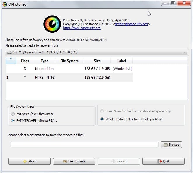PhotoRec Gratuito Completo Ativado PT-BR 2026