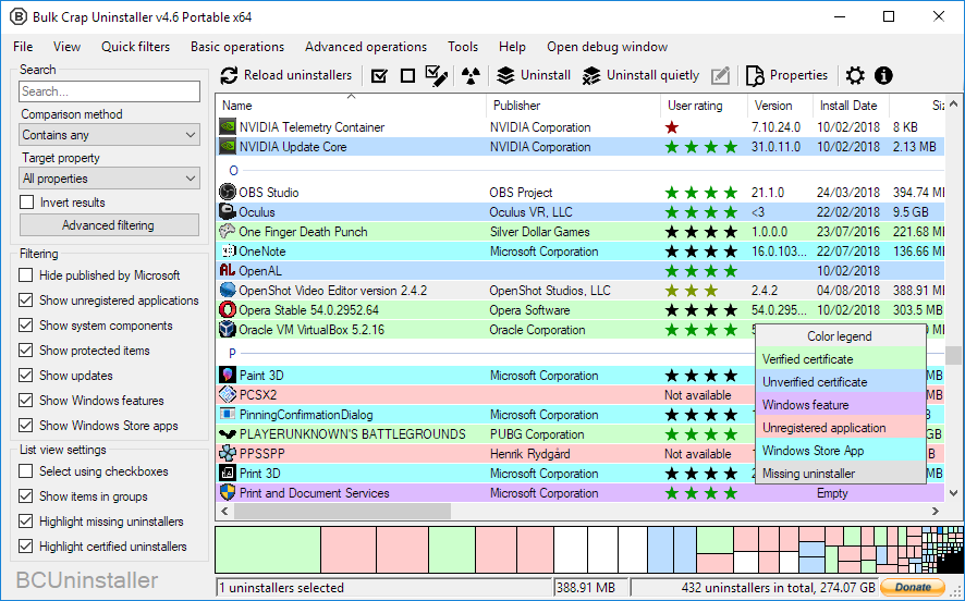 Bulk Crap Uninstaller Download gratuito Para Windows 2026